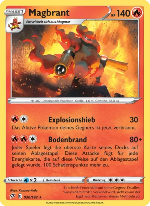 Magmortar [Burst Punch | Ground Burn]