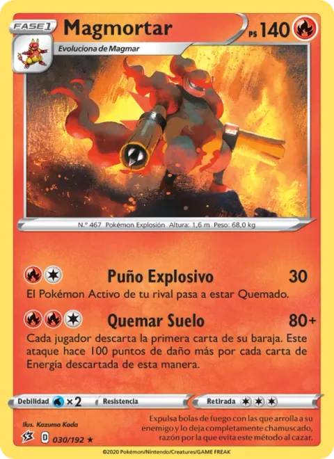 Magmortar [Burst Punch | Ground Burn]