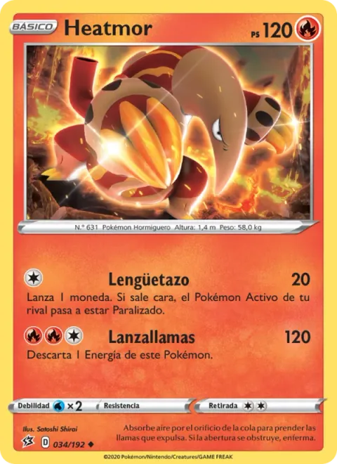 Heatmor [Lick | Flamethrower]