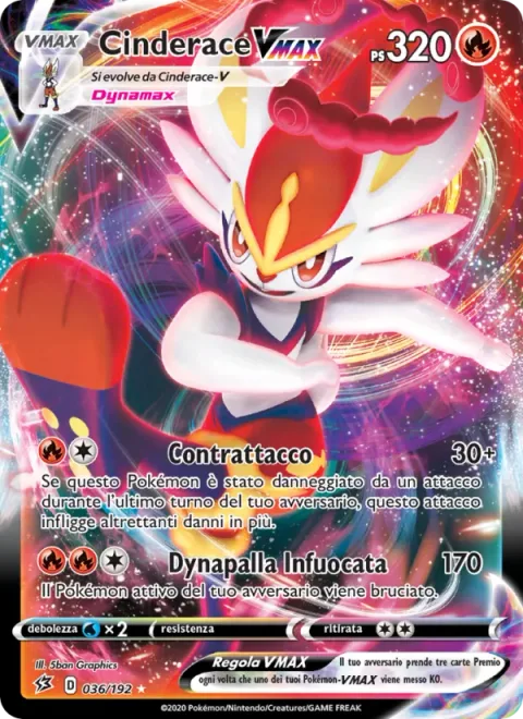 Cinderace VMAX [Counter | Max Pyro Ball]
