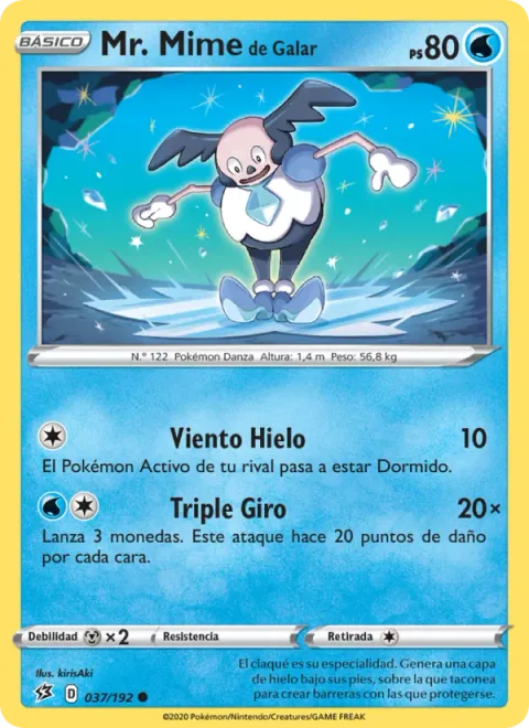 Galarian Mr. Mime [Icy Wind | Triple Spin]