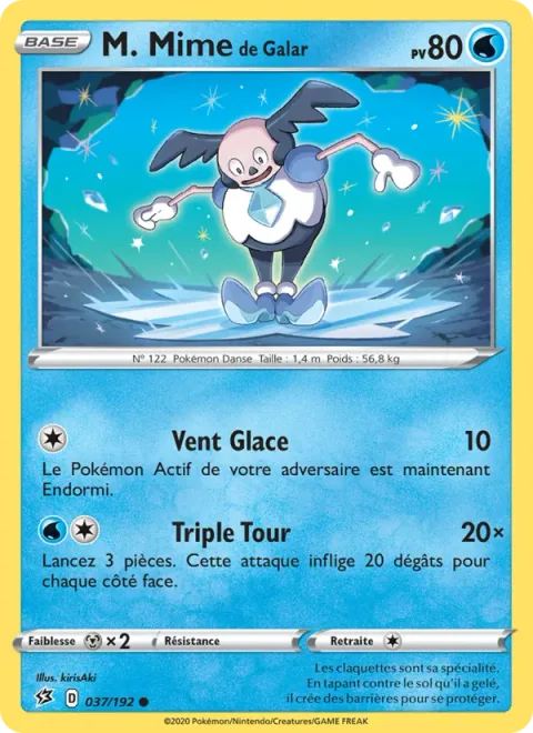 Galarian Mr. Mime [Icy Wind | Triple Spin]