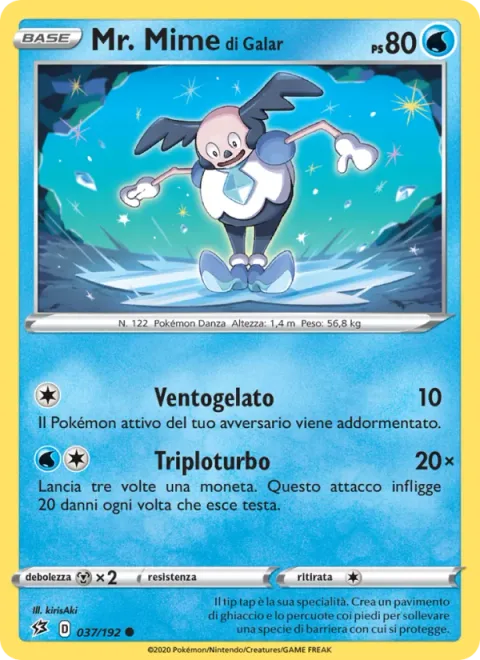 Galarian Mr. Mime [Icy Wind | Triple Spin]