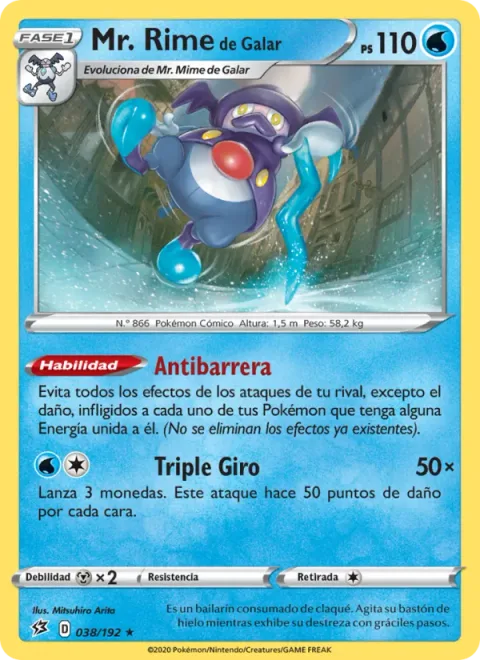 Galarian Mr. Rime [Screen Cleaner | Triple Spin]