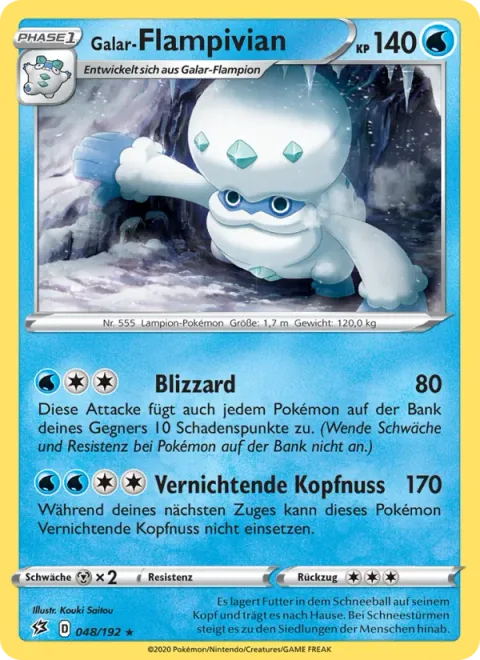 Galarian Darmanitan [Blizzard | Crushing Headbutt]