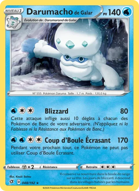 Galarian Darmanitan [Blizzard | Crushing Headbutt]