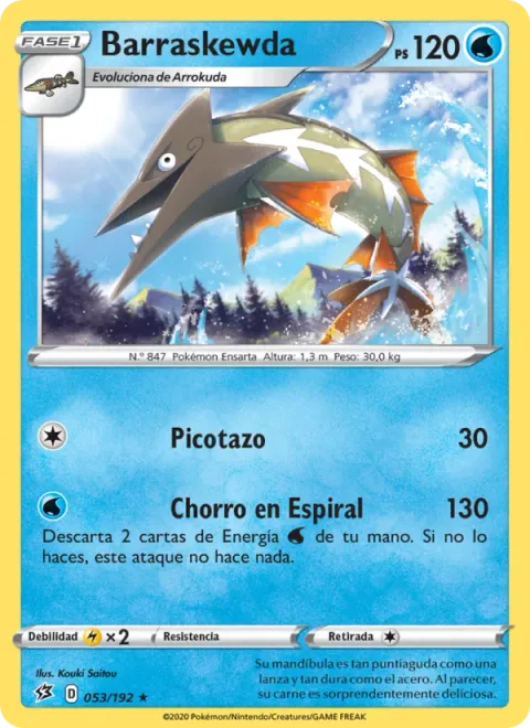 Barraskewda [Peck | Spiral Jet]