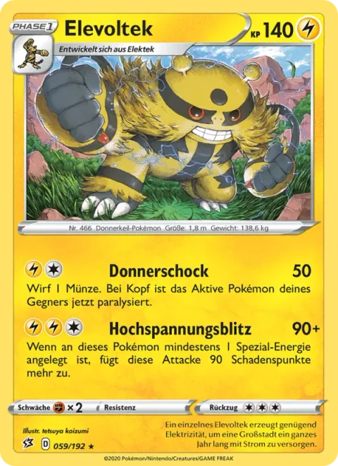 Electivire [Thunder Shock | Electrified Bolt]