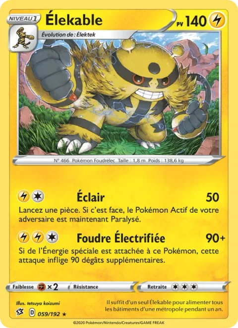 Electivire [Thunder Shock | Electrified Bolt]