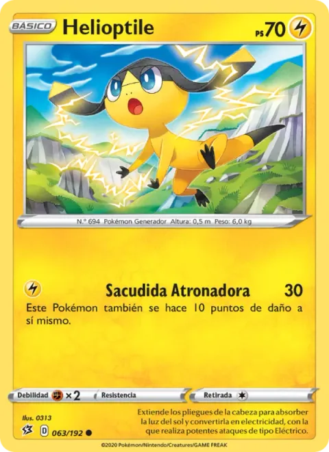 Helioptile [Thunder Jolt]