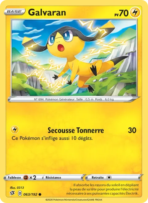 Helioptile [Thunder Jolt]