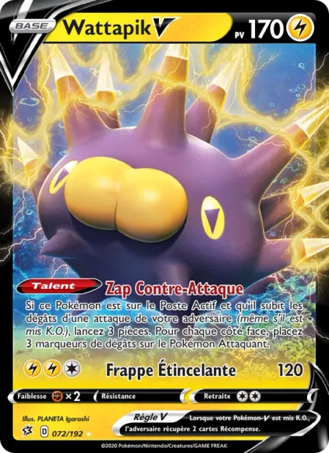 Pincurchin V [Counterattack Kerzap | Sparking Strike]