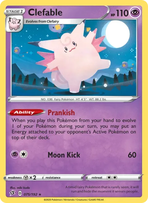 Clefable [Prankish | Moon Kick]