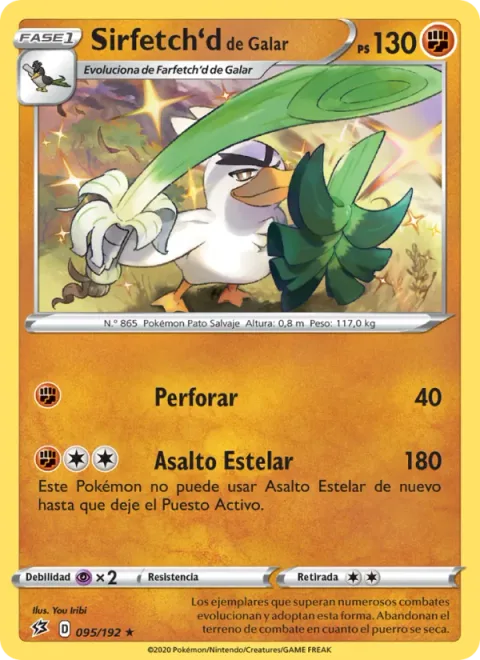 Galarian Sirfetch'd [Pierce | Meteor Assault]