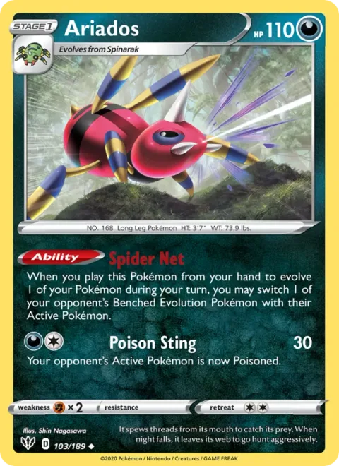 Ariados [Spider Net | Poison Sting]