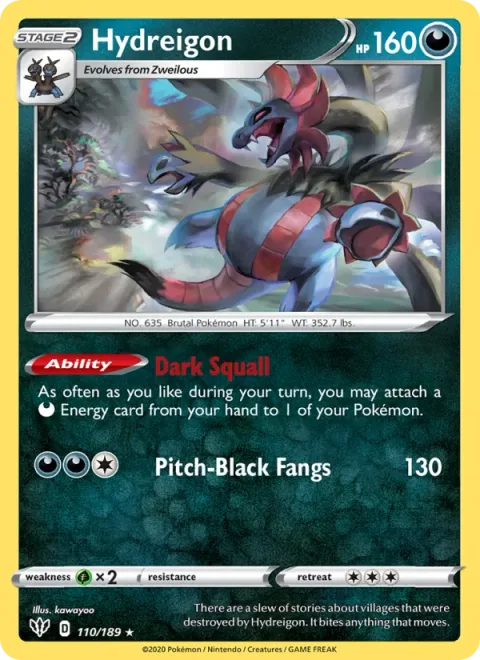 Hydreigon [Dark Squall | Pitch-Black Fangs]