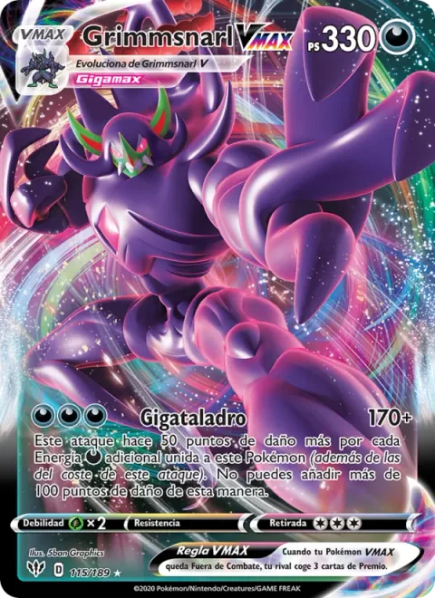 Grimmsnarl VMAX [G-Max Drill]