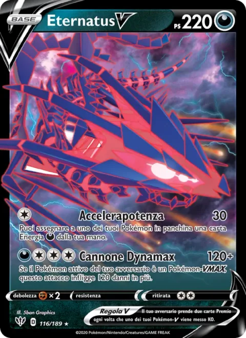 Eternatus V [Power Accelerator | Dynamax Cannon]