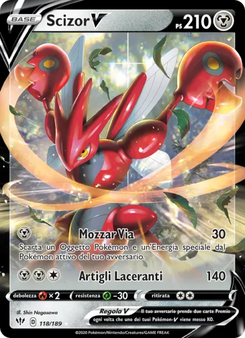 Scizor V [Hack Off | Slashing Claw]