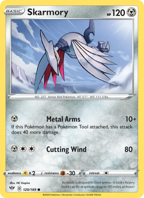 Skarmory [Metal Arms | Cutting Wind]