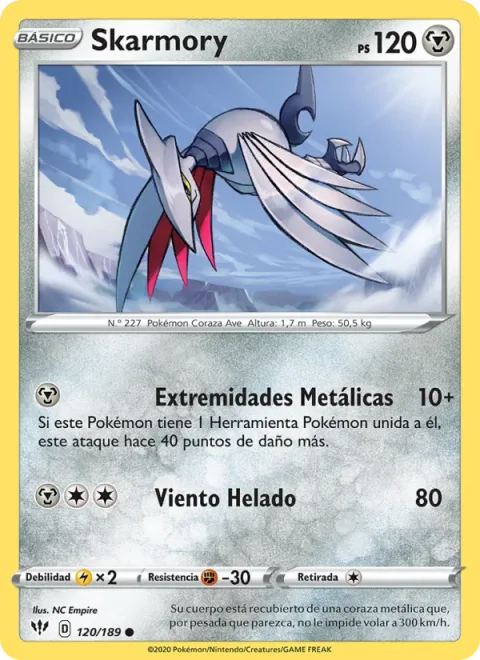 Skarmory [Metal Arms | Cutting Wind]