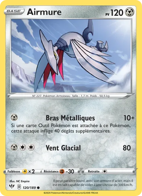 Skarmory [Metal Arms | Cutting Wind]