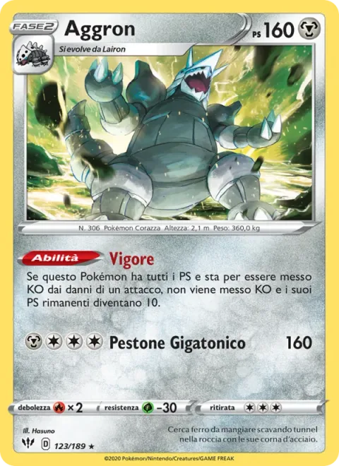 Aggron [Sturdy | Gigaton Stomp]