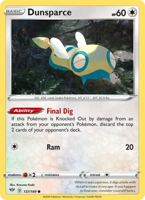 Dunsparce [Final Dig | Ram]