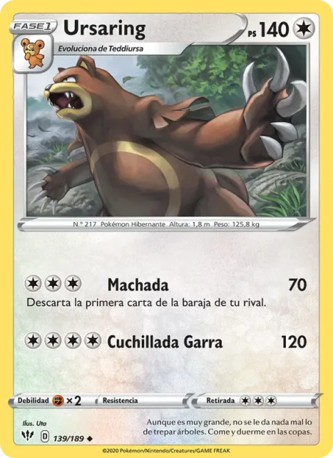 Ursaring [Hammer Arm | Claw Slash]