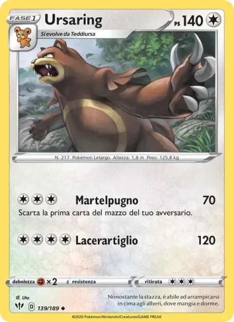 Ursaring [Hammer Arm | Claw Slash]