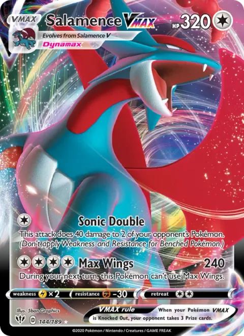 Salamence VMAX [Sonic Double | Max Wings]