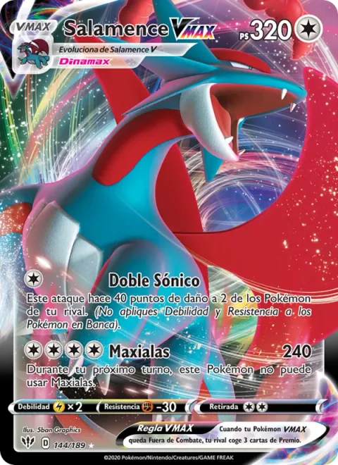 Salamence VMAX [Sonic Double | Max Wings]