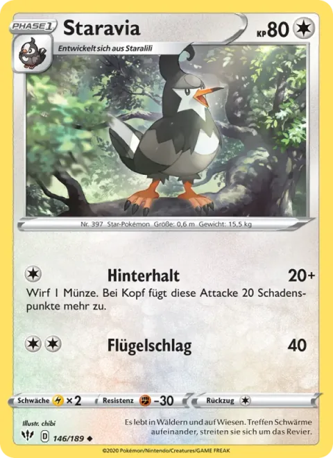 Staravia [Ambush | Wing Attack]