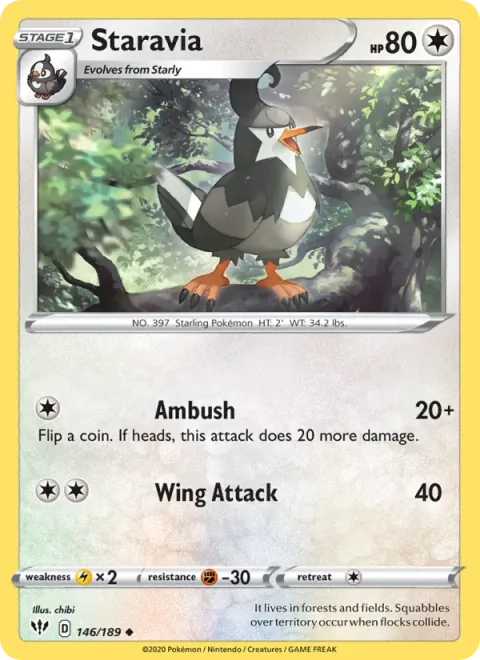 Staravia [Ambush | Wing Attack]