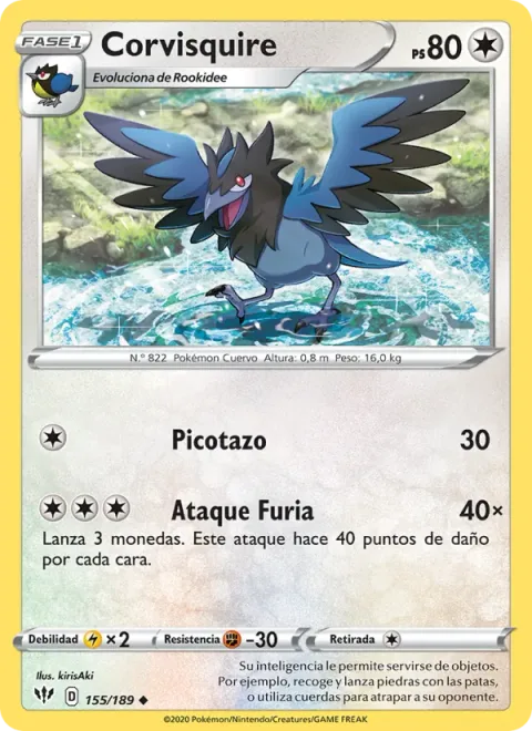 Corvisquire [Peck | Fury Attack]