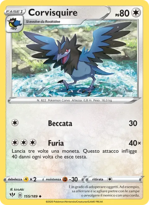 Corvisquire [Peck | Fury Attack]