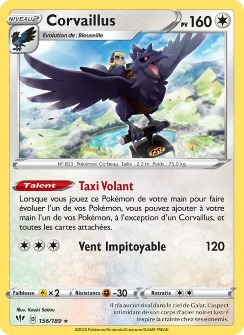 Corviknight [Flying Taxi | Blasting Wind]