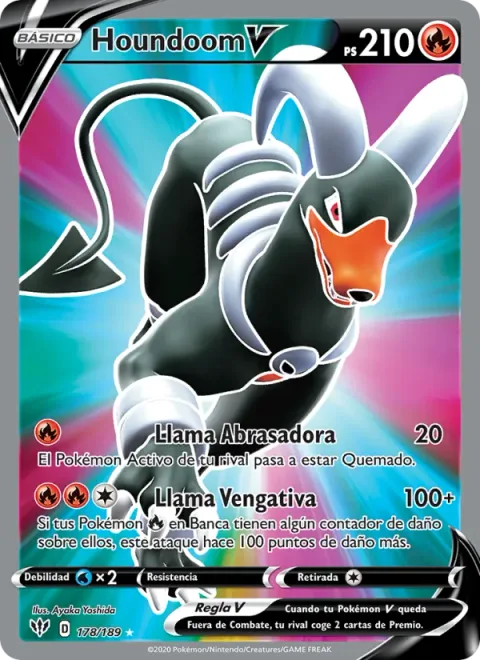 Houndoom V [Searing Flame | Vengeful Flame]