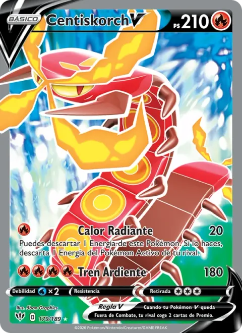 Centiskorch V [Radiating Heat | Burning Train]