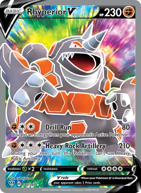 Rhyperior V [Drill Run | Heavy Rock Artillery]