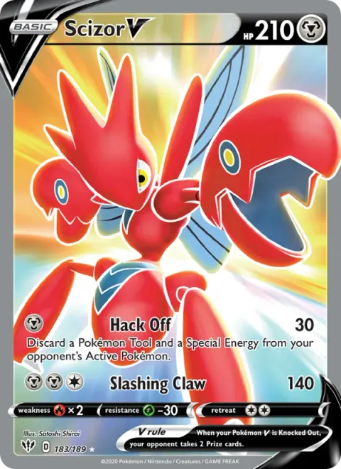 Scizor V [Hack Off | Slashing Claw]