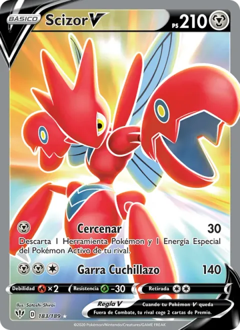 Scizor V [Hack Off | Slashing Claw]