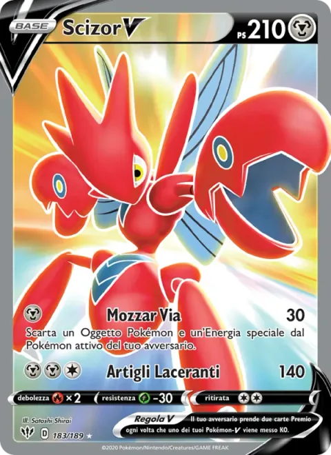 Scizor V [Hack Off | Slashing Claw]