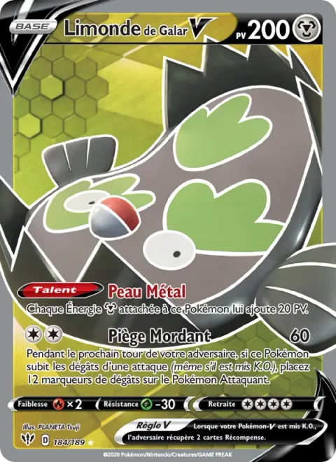 Galarian Stunfisk V [Metal Skin | Trapping Bite]