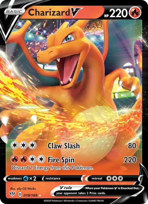 Charizard V [Claw Slash | Fire Spin]