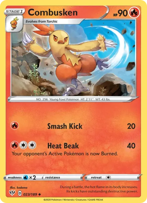 Combusken [Smash Kick | Heat Beak]