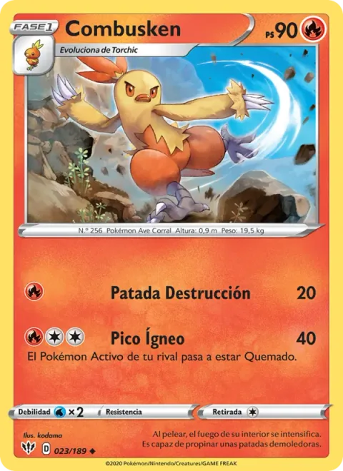 Combusken [Smash Kick | Heat Beak]