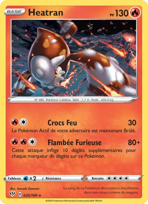 Heatran [Fire Fang | Raging Flare]
