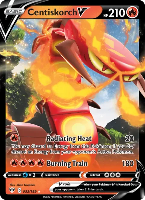 Centiskorch V [Radiating Heat | Burning Train]