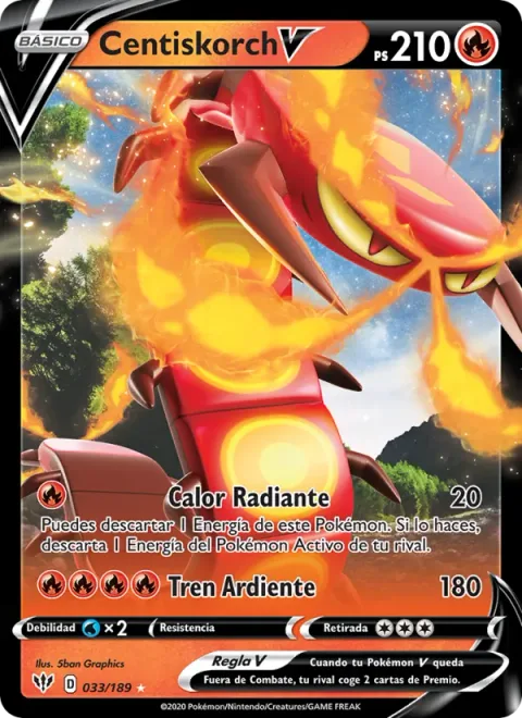 Centiskorch V [Radiating Heat | Burning Train]